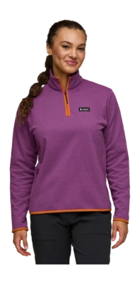 Sweatjacke Cotopaxi Envo Fleece Quarter-Zip Pullover Heather Damen Mauve