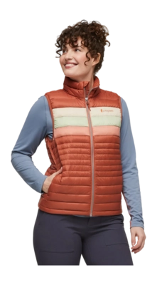 Bodywarmer Cotopaxi Women Fuego Down Faded Brick Stripes