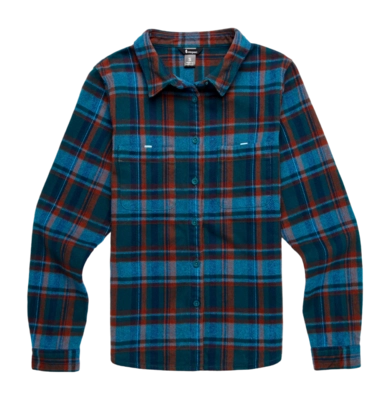 Shirt Cotopaxi Women Mero Organic Flannel Abyss Plaid
