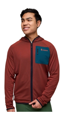 Vest Cotopaxi Men Otero Fleece Full-Zip Hooded Jacket Rusty
