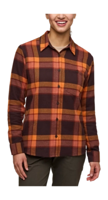 Overhemd Cotopaxi Women Quedo Flannel Shirt Chestnut Plaid