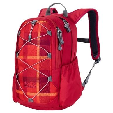 Rucksack Jack Wolfskin Grivla Pack Indian Red Woven Check Kinder