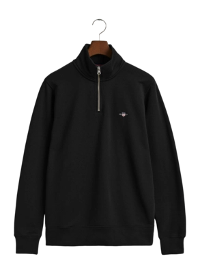 Trui GANT Men Reg Shield Half Zip Sweat Black