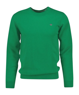 Jumper GANT Men Superfine Lambswool C-Neck Green Peas