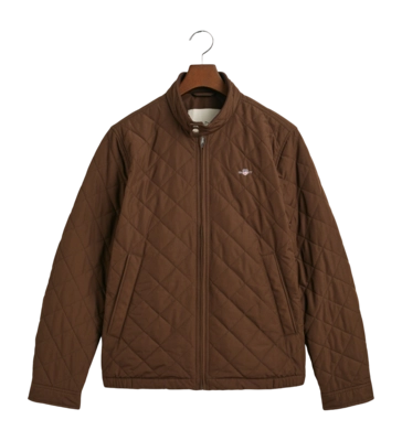 Jas GANT Men Quilted Windcheater Rich Brown