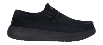 Chaussures HEYDUDE Homme Wally Comf Suede Black