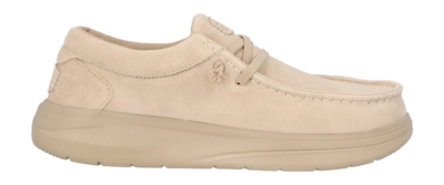 Chaussures HEYDUDE Homme Wally Comf Suede Tan