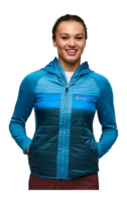 Jas Cotopaxi Women Capa Hybrid Insulated Hooded Jacket Lake / Abyss