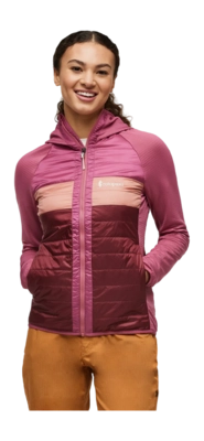 Jas Cotopaxi Women Capa Hybrid Insulated Hooded Jacket Sangria / Burgundy