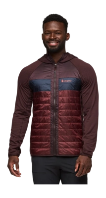 Jas Cotopaxi Men Capa Hybrid Insulated Hooded Jacket Coffee / Chestnut