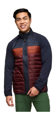 Jas Cotopaxi Men Capa Hybrid Insulated Jacket Carbon / Chestnut