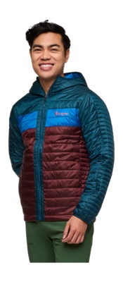 Jas Cotopaxi Men Capa Insulated Hooded Jacket Abyss / Chestnut