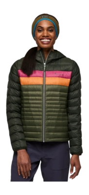 Jacke Cotopaxi Fuego Down Hooded Jacket Damen Woods / Fatigue