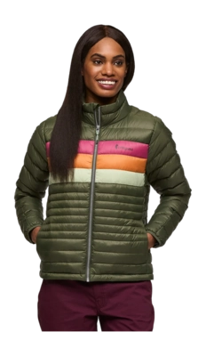 Jas Cotopaxi Women Fuego Down Jacket Fatigue Stripes
