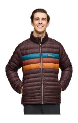 Jacke Cotopaxi Fuego Down Jacket Herren Coffee Stripes
