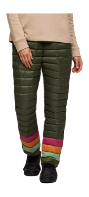 Broek Cotopaxi Women Fuego Down Pant Fatigue Stripes
