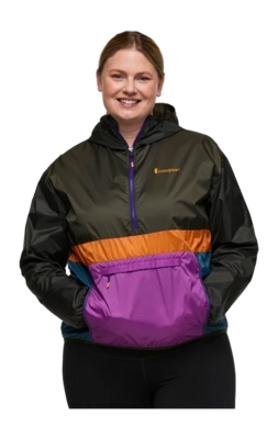 Veste Cotopaxi Femme Teca Half-Zip Windbreaker Tree Frog