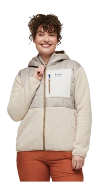 Jas Cotopaxi Women Trico Hybrid Hooded Jacket Oatmeal/Cream 2024