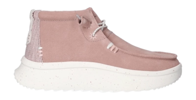 Instapper HEYDUDE Women Wendy Peak Hi Suede Blush