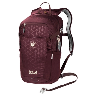 Rucksack Jack Wolfskin Alleycat 18 Pack Port Wine Grid Outdoorsupply