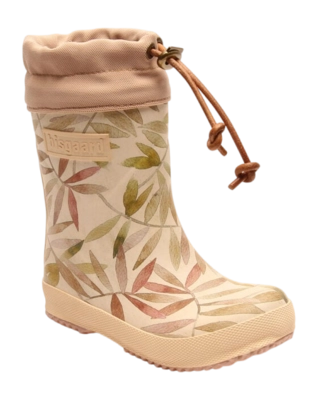 Regenlaars Bisgaard Kids Thermo Beige Leaves