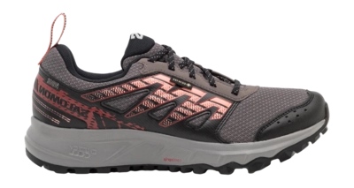 Trailrunningschuhe Salomon Wander GTX Damen Grey Black Peach Amber