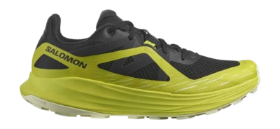 Trail Running Shoe Salomon Men Ultra Flow Black Sulphur Spring Transparent Yellow