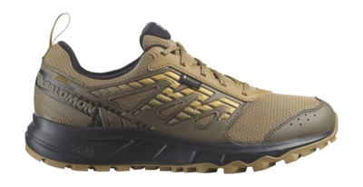Trail Running Shoe Salomon Men Wander GTX Antique Bronze Canteen Southern Moss