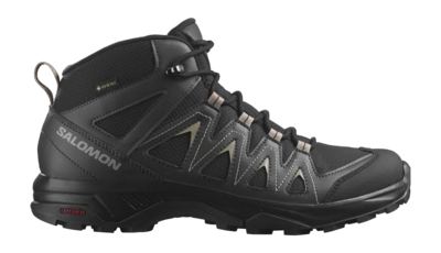 Walking Boots Salomon Men X Braze Mid GTX Black Phantom Vintage Khaki