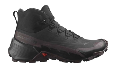 Wanderschuhe Salomon Cross Hike Mid GTX 2 Damen Black Plum Chocolate