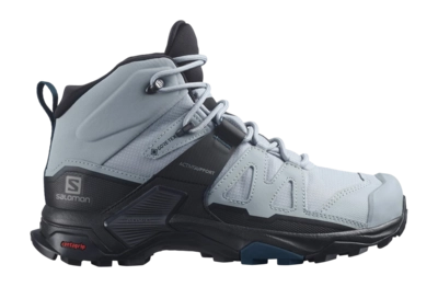 Walking Boots Salomon Women X Ultra 4 Mid Wide GTX Quarry Black Legion Blue