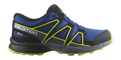 Wanderschuhe Salomon Speedcross CSWP Kinder Nautical Blue Black Acid Lime