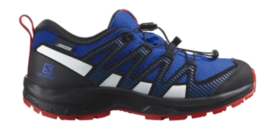 Chaussures de Trail Salomon Enfant XA Pro V8 CSWP Lapis Blue Black Fiery Red