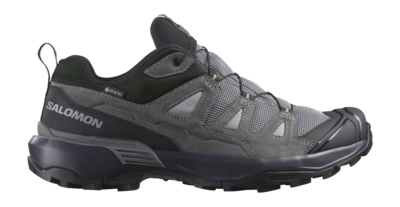 Wandelschoen Salomon Men X Ultra 360 Leather GTX Sharkskin Castlerock Kelp