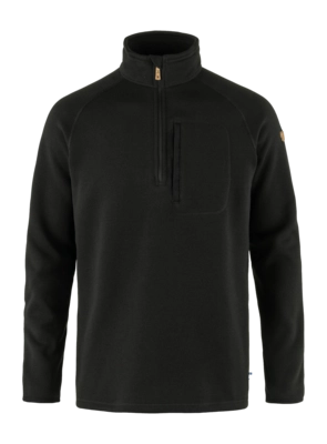 Pullover Fjällräven Övik Fleece Half Zip Herren Black