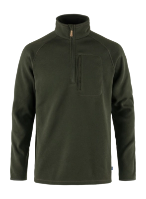 Pullover Fjällräven Övik Fleece Half Zip Herren Deep Forest