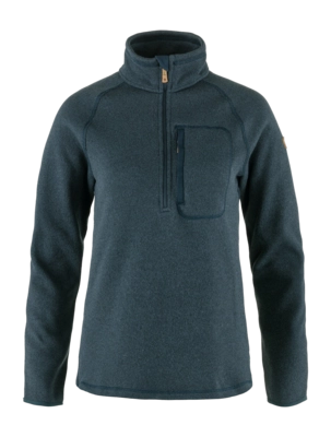 Jumper Fjällräven Women Övik Fleece Half Zip Navy