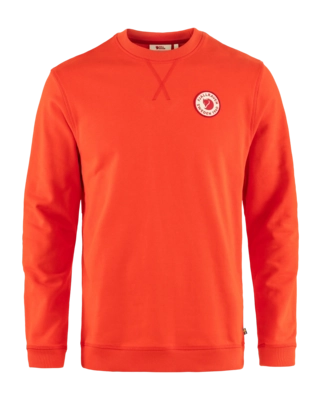 Pullover Fjällräven 1960 Logo Badge Herren Flame Orange
