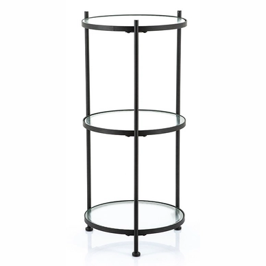 Bijzettafel By-Boo Scope 40 x 40 cm Black