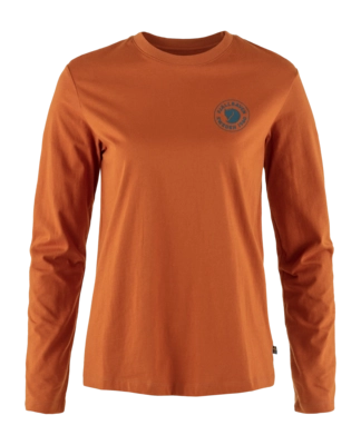 Long Sleeve Shirt Fjällräven Women 1960 Logo LS Terracotta Brown