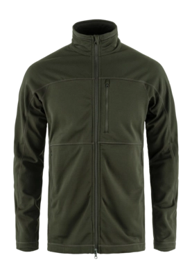 Sweatjacke Fjällräven Abisko Lite Fleece Herren Deep Forest