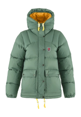 Jacket Fjällräven Women Expedition Down Lite Patina Green Mustard Yellow