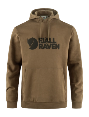 Pull à Capuche Fjällräven Homme Logo Fjällräven Wood Brown