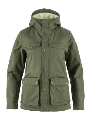 Jacket Fjällräven Women Greenland Winter Laurel Green