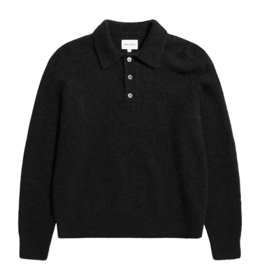 Polo Norse Projects Men Rasmus Relaxed Brushed Black