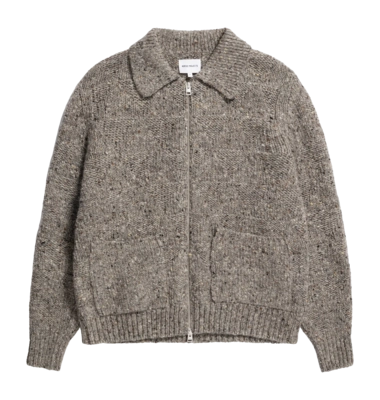 Jacke Norse Projects Erik Donegal Diamond Herren Grey Melange