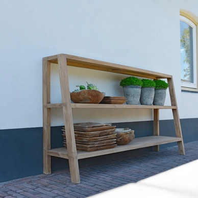 2017 MAX&LUUK teak Puck rack large and Tess accessories