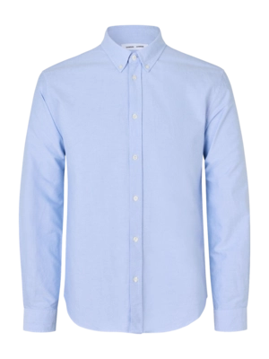 Shirt Samsoe Samsoe Men Saliam BX Oxford Blue