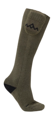 Socks Heat Experience Unisex Heated Everyday Socks with battery V2 M Olive Green