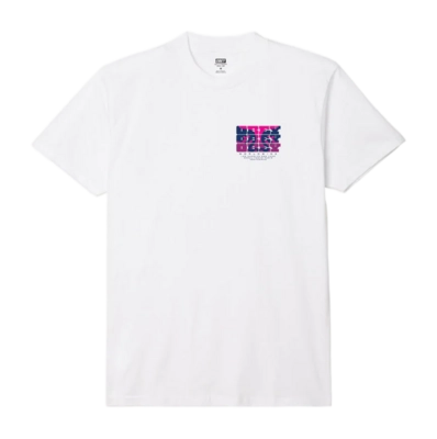 T-Shirt Obey Men Brick By Brick White
